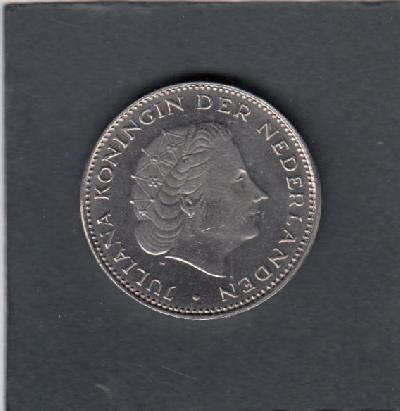 Beschrijving: 2 1/2 Gulden JULIANA haan